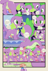 Size: 2043x2997 | Tagged: explicit, artist:tricksta, spike, anal, anal creampie, anus, canine penis, collar, comic, creampie, cum, cumming, cute, cute porn, dog, doggy dragondox, foalcon, g4, gay, imported from derpibooru, interspecies selfcest, male, nudity, orgasm, orientation play, penis, presenting, selfcest, ship:spikespike, spike the dog, spikelove comic, tight ass, tight fit