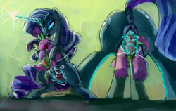 Size: 3543x2244 | Tagged: explicit, grimdark, artist:memyself, spike, abuse, alicorn, anal insertion, anatomically correct, anus, dildo, doubleheaded dildo, dragon, female, female on male, female on male rape, femdom, foalcon, g4, imported from derpibooru, insertion, magic, male, mare, nightmare rarity, nudity, palindrome get, pegging, penis, ponut, pony, pony on dragon action, rape, rapity, sex, sex toy, spikeabuse, straight, stupid sexy nightmare rarity, vagina, vaginal insertion, vaginal secretions, vulva