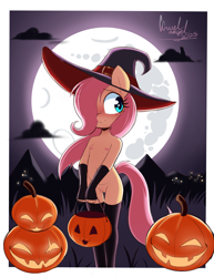 Size: 1832x2368 | Tagged: explicit, artist:ccruelangel, fluttershy, anthro, belly, belly button, blushing, breasts, clothes, delicious flat chest, evening gloves, female, flattershy, g4, genitals, gloves, halloween, halloween 2025, holiday, imported from twibooru, legwear, lolicon, long gloves, nipples, nudity, outdoors, pegasus, pumpkin, smiling, socks, solo, solo female, stockings, tail, thigh gap, thigh highs, underage, vulva