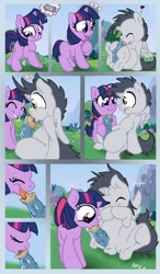 Size: 1548x2655 | Tagged: explicit, artist:fuf, twilight sparkle, oc, alicorn, alicorn oc, autofellatio, baby bottle, balls, blowjob, canon x oc, cock nursing, comic, cum, cum drinking, cum feeding, cumming, drool, eyes closed, female, filly, filly twilight sparkle, flower, foal, foalcon, g4, grass, grin, heart, imported from derpibooru, laughing, licking, male, masturbation, nudity, oc name needed, oral, penis, pony, raised hoof, sitting, smiling, spread wings, standing, straight, sucking, thirsty, thought bubble, tongue out, tree, underhoof, wingboner, wings, younger