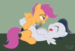 Size: 3465x2354 | Tagged: explicit, artist:sasukex125, scootaloo, anal insertion, blank flank, colt, female, female on male, filly, filly on colt, foal, foalcon, g4, happy, imported from derpibooru, insertion, licking, licking cock, lineless, male, nudity, on back, open mouth, oral, pegasus, pegging, penis, pony, pony on pony action, profile, reasonably sized genitals, rumble, sex, sex toy, ship:rumbloo, spread wings, straight, strapon, style emulation, tongue out, wings
