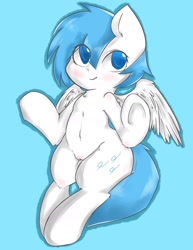 Size: 1280x1660 | Tagged: explicit, artist:berseepon09, oc, female, foalcon, imported from derpibooru, nudity, oc only, solo, solo female, vulva