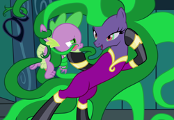 Size: 4285x2964 | Tagged: explicit, grimdark, artist:badumsquish, spike, anal, anus, balls, blushing, bondage, crying, derpibooru exclusive, dragon, earth pony, female, female on male, female on male rape, femdom, foalcon, g4, humdrum costume, imported from derpibooru, male, mane-iac, my little pony: friendship is magic, nudity, oral, penis, pony, power ponies, power ponies (episode), rape, show accurate, show accurate porn, straight, suspended, tentacle bondage, tentacle mane, tentacle porn, tentacle rape, tentacles