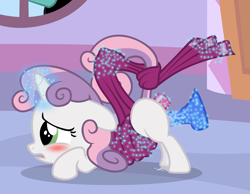 Size: 2126x1648 | Tagged: explicit, grimdark, artist:badumsquish, sweetie belle, anal insertion, black vine, blank flank, blushing, bondage, curtains, derpibooru exclusive, dildo, double insertion, everfree magic, female, filly, foal, foalcon, g4, helpless, imported from derpibooru, insertion, involuntary masturbation, magic, masturbation, multiple insertion, my little pony: friendship is magic, pony, princess twilight sparkle (episode), rape, self rape, sex toy, show accurate, show accurate porn, solo, solo female, tail pull, unicorn, vaginal insertion, vaginal secretions, wrong magic color