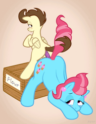 Size: 700x900 | Tagged: explicit, artist:jepso, anal insertion, animated, ass up, both sexes in same situation, butt, butt to butt, cakecest, commission, cup cake, dildo, doubleheaded dildo, earth pony, face down ass up, female, foalcon, g4, gif, imported from derpibooru, incest, insertion, male, mother and child, mother and son, older, pegasus, plot, pony, pound cake, sex, sex toy, ship:poundcup, show accurate, show accurate porn, slow sex, straight, straight shota, tail wrap
