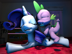 Size: 640x480 | Tagged: explicit, rarity, spike, 3d, artist needed, cum, dragon, female, foalcon, g4, gmod, imported from derpibooru, male, mare, pony, sex, ship:sparity, shipping, source filmmaker, straight