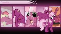 Size: 1024x576 | Tagged: explicit, artist:dovne, artist:megasweet, artist:php199, anus, blowjob, bukkake, cheerilee, cheeripinch, cum, cunnilingus, earth pony, edit, female, foalcon, g4, horn, imported from derpibooru, lesbian, nudity, oral, pony, roseluck, ruby pinch, sex, ship:cheeripinch, ship:cheerirose, shipping, tribadism, unicorn, vagina, vaginal secretions, wallpaper, wallpaper for the fearless