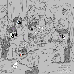 Size: 1000x1000 | Tagged: explicit, artist:smudge proof, apple bloom, scootaloo, sweetie belle, oc, oc:thunder ring, ahegao, bdsm, bondage, colt, colty-holty, commission, crotchboobs, cutie mark crusaders, delicious flat crotch, erotic tickling, everfree forest, female, femdom, fetish, filly, foal, foalcon, foaldom, g4, gag, imported from derpibooru, insertion, male, masturbation, nettle, nipples, nudity, penis, pony, precum, public, rope gag, ropes, shear, snail, snips, stinging nettle, straight, teats, tickle fetish, tickling, trenchcoat, unusual insertion, vaginal insertion