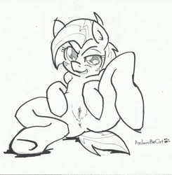 Size: 1280x1306 | Tagged: explicit, artist:anibaruthecat, babs seed, anus, butt, cute, cute porn, female, foalcon, g4, imported from derpibooru, nudity, plot, pony, presenting, simplistic anus, solo, solo female, vulva