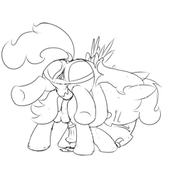 Size: 4000x4000 | Tagged: explicit, artist:dtcx97, scootaloo, anal insertion, balls, butt, colt, female, female on male, filly, filly on colt, foal, foalcon, g4, grayscale, imported from derpibooru, insertion, male, monochrome, nudity, pegasus, pegging, penis, plot, pony, pony on pony action, rumble, sex, sex toy, ship:rumbloo, sketch, straight, strapon, underhoof, vulva