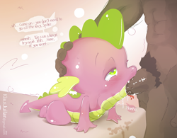 Size: 1500x1169 | Tagged: explicit, artist:klausjuilar, spike, blowjob, crotch bulge, dragon, foalcon, g4, gay, human on dragon action, imported from derpibooru, male, nudity, oral