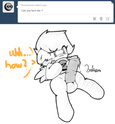 Size: 929x1000 | Tagged: explicit, artist:bakaponi, scootaloo, askfutaloo, foalcon, futa, futa scootaloo, g4, imported from derpibooru, intersex, nudity, penis, solo, solo futa, tumblr