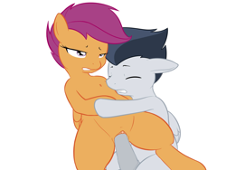 Size: 1280x960 | Tagged: explicit, artist:vulapa, scootaloo, chest fluff, clitoris, edit, female, foalcon, g4, imported from derpibooru, male, nudity, penetration, penis, rumble, sex, ship:rumbloo, straight, vagina, vaginal