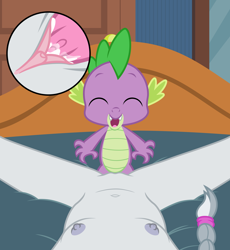 Size: 3089x3358 | Tagged: explicit, silver spoon, spike, .svg available, artist needed, banned from derpibooru, barbed penis, bed, bedroom, braid, breasts, creampie, cum, dragon, dragon dick, dragon on human action, equestria girls, eyes closed, female, female pov, foalcon, g4, genitals, human, imported from twibooru, indoors, inset, interspecies, lolicon, male, nudity, offscreen character, offscreen female, on bed, penetration, penis, pov, prompter needed, sex, ship:silverspike, shipping, silverspike, spread legs, spreading, straight, straight shota, underage, vaginal, vaginal creampie, vector, vulva