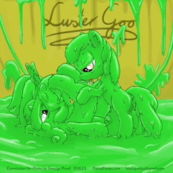 Size: 1000x1000 | Tagged: explicit, artist:smudge proof, apple bloom, scootaloo, sweetie belle, analingus, analingus on female, anus, cmc threesome, commission, cutie mark crusaders, female, female on female analingus, filly, foal, foalcon, g4, gloop, goo, gunge, heart, imported from derpibooru, kissing, lesbian, messy, nudity, ooze, oral, sex, ship:scootabelle, ship:scootabloom, ship:sweetiebloom, ship:sweetiebloomaloo, shipping, slime, slimy, spread wings, vulva, wet and messy, wingboner, wings