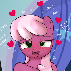 Size: 1019x1019 | Tagged: questionable, artist:tolpain, anthro, banned from derpibooru, cheerilee, cheeripip, cropcon, cropped, dialogue, earth pony, implied foalcon, implied sex, imported from twibooru, male, moaning, moaning in pleasure, pipsqueak, shotacon, underage