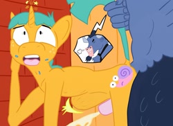 Size: 1286x935 | Tagged: explicit, artist:lordrevan, anal, anthro, banned from derpibooru, gay, imported from twibooru, iron will, male, penetration, sex, shotacon, snails, sofurry cub purge, underage