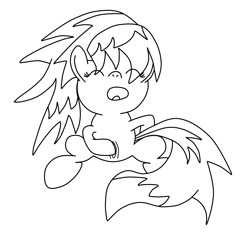 Size: 2373x2233 | Tagged: explicit, artist needed, cloudchaser, female, foalcon, g4, imported from derpibooru, masturbation, monochrome, nudity, solo, solo female, vagina