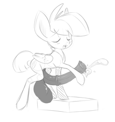 Size: 716x761 | Tagged: explicit, artist:sb, balls, big penis, cum, featherweight, foalcon, g4, imported from derpibooru, impossibly large balls, impossibly large penis, male, nudity, penis, solo, solo male