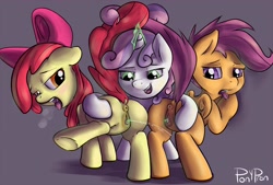 Size: 3200x2164 | Tagged: explicit, artist:ponypeon, apple bloom, scootaloo, sweetie belle, anatomically correct, anus, apple bloom's bow, blank flank, bow, clitoral stimulation, clitoris, cmc threesome, cum, cutie mark crusaders, dock, drool, earth pony, excessive vaginal secretions, female, female ejaculation, filly, foal, foalcon, g4, hair bow, hooves, imported from derpibooru, lesbian, magic, magical stimulation, magicjob, nudity, open mouth, orgasm, pegasus, ponut, pony, ship:sweetiebloomaloo, shipping, smiling, squirting, tongue out, trio, trio female, underhoof, unicorn, vagina, vaginal secretions, vulva, vulvar winking