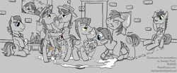 Size: 1500x624 | Tagged: explicit, artist:smudge proof, oc, oc:thunder ring, age difference, anal, anal creampie, anal orgasm, big macintosh, bondage, bottle, brothers, carrot cake, colt, creampie, crossdressing, cum, cum everywhere, cum in mouth, cum while penetrated, cumming, door, drain, earth pony, enema, filthy rich, flam, flim, foal, foalcon, g4, gay, genitals, group sex, hands free, horsecock, imported from derpibooru, incest, larger male, male, nudity, older male, onomatopoeia, oral, orgasm, orgasm cumshot, orgy, pegasus, penis, pipsqueak, pony, pony on pony action, rule 63, sex, sibling incest, siblings, simultaneous orgasm, size difference, smaller male, snips, spitroast, stallion, stallion on colt, stallion on stallion, threesome, thunderlane, unicorn, voyeur, voyeurism, younger male