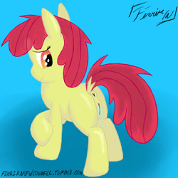 Size: 2500x2500 | Tagged: explicit, artist:fenrir connell, apple bloom, anus, female, foalcon, g4, imported from derpibooru, nudity, presenting, solo, solo female, vaginal secretions, vulva