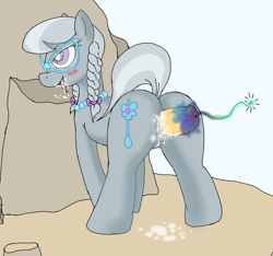 Size: 1240x1160 | Tagged: explicit, artist:dark-moltres, silver spoon, blushing, dildo, female, foalcon, g4, glasses, imported from derpibooru, insertion, nudity, sex toy, solo, solo female, vaginal insertion, vaginal secretions, vulva
