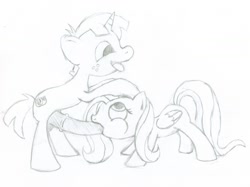 Size: 1682x1259 | Tagged: explicit, artist:sb, fluttershy, blowjob, female, foalcon, g4, imported from derpibooru, male, monochrome, oral, snails, straight
