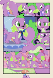 Size: 2043x2997 | Tagged: explicit, artist:tricksta, spike, anal, anus, canine penis, collar, comic, cum, cumming, dog, doggy dragondox, foalcon, g4, gay, imported from derpibooru, interspecies selfcest, male, nudity, orgasm, penis, presenting, selfcest, ship:spikespike, spike the dog, spikelove comic