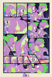Size: 2043x2997 | Tagged: explicit, artist:tricksta, spike, anal, anal creampie, anal orgasm, anus, butt, canine penis, cloaca, collar, comic, creampie, cum, cum while penetrated, cumming, dog, doggy dragondox, doggy style, dragon, dragonfire, fire, fire breath, flamegasm, foalcon, g4, gay, hands free, imported from derpibooru, interspecies selfcest, male, nudity, orgasm, orgasm cumshot, penis, plot, selfcest, ship:spikespike, simultaneous orgasm, spike the dog, spikelove comic