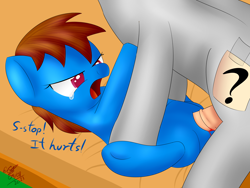Size: 4000x3000 | Tagged: explicit, grimdark, artist:icy wings, oc, oc:sunnyside, age difference, blood, crying, defloration, female, filly, foal, foalcon, high res, imported from derpibooru, male, nudity, oc only, penetration, penis, pony, rape, sex, size difference, stallion, stallion on filly, straight, vaginal, virgin