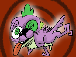 Size: 500x375 | Tagged: questionable, artist:catfood-mcfly, spike, balls, dog, equestria girls, foalcon, g4, human, imported from derpibooru, incestria girls, nudity, penis, solo, spike the dog