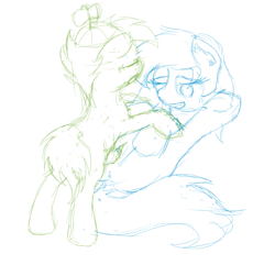 Size: 811x781 | Tagged: explicit, button mash, oc, oc:cream heart, age difference, canon x oc, colt, colt on mare, earth pony, earth pony oc, female, foal, foalcon, g4, high score, imported from derpibooru, incest, male, mare, mother and child, mother and son, pony, sex, ship:buttoncest, sketch, straight, straight shota, vaginal, wip