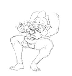 Size: 810x860 | Tagged: explicit, grimdark, artist:carnifex, spike, balls, crying, dragon, foalcon, forced, g4, gay, hemipenis, human, human on dragon action, imported from derpibooru, interspecies, male, male on male rape, monochrome, nudity, penis, rape, tickling