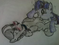 Size: 1024x768 | Tagged: explicit, artist:funkyfreshraymo, silver spoon, twilight sparkle, blushing, cunnilingus, female, foalcon, g4, imported from derpibooru, lesbian, mare on filly, nudity, tongue out, twilight is a foal fiddler, vagina, vaginal secretions