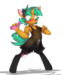 Size: 691x800 | Tagged: explicit, artist:kryptchild, anthro, babydoll, banned from derpibooru, blushing, bow, clothes, crossdressing, cum, cum through clothes, cute, cute porn, dildo, femboy, glitter shell, hair bow, imported from twibooru, lingerie, lipstick, male, nail polish, nightgown, nudity, penis, see-through, sex toy, shaking, shotacon, snails, solo, solo male, stockings, thigh highs, underage, vibrator