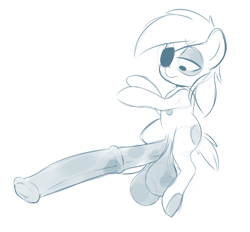 Size: 869x807 | Tagged: explicit, artist:sb, big penis, foalcon, g4, hyper, imported from derpibooru, impossibly large balls, impossibly large penis, male, nudity, penis, pipsqueak, sketch, solo, solo male