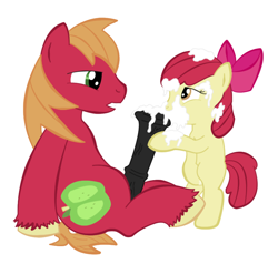Size: 787x750 | Tagged: explicit, apple bloom, applecest, artist needed, big macintosh, brother and sister, cum, earth pony, female, foalcon, g4, hoofjob, imported from derpibooru, incest, male, masturbation, nudity, penis, pony, ship:macbloom, shipping, siblings, stallion, straight, vaginal secretions