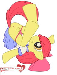 Size: 480x640 | Tagged: explicit, artist:dr. cane, apple bloom, anus, butt, clothes, earth pony, female, filly, foal, foalcon, g4, imported from derpibooru, nudity, panties, panties around legs, panties pulled down, pink underwear, plot, pony, simple background, skirt, solo, solo female, transparent background, underwear, vagina