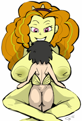 Size: 612x901 | Tagged: explicit, artist:godalmite, adagio dazzle, banned from derpibooru, big breasts, breasts, busty adagio dazzle, equestria girls, human, imported from twibooru, inverted nipples, male, missionary position, nipples, nudity, sex, shotacon, straight, straight shota, underage