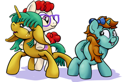 Size: 1278x856 | Tagged: explicit, artist:ragingsemi, female, foalcon, g4, glasses, imported from derpibooru, male, rule 63, sex, ship:snailstwist, shipping, snails, snips, spice, straight, sugar, twist
