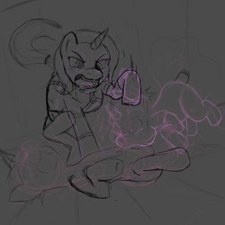 Size: 720x720 | Tagged: explicit, artist:gamicross, anal insertion, assisted blowjob, balls, blowjob, deepthroat, dildo, femdom, foalcon, forced gay, g4, gay, imported from derpibooru, insertion, magic, male, nudity, on back, open mouth, oral, puffy cheeks, sex toy, ship:snaps, smiling, snails, snips, trixie, wide eyes