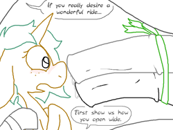 Size: 800x600 | Tagged: explicit, artist:weaver, oc, oc:mti, oc:mua, female, filly, foal, foalcon, frottage, g4, imported from derpibooru, male, nudity, penis, precum, rule 63, simple background, snails, spice, straight, white background, zebra