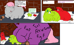 Size: 1201x734 | Tagged: explicit, grimdark, comic, crying, fluffy pony, fluffy pony foal, fluffy pony grimdark, fluffy pony mother, foal abuse, foalcon, imported from derpibooru, special hugs