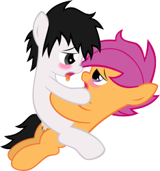 Size: 3041x3243 | Tagged: explicit, artist:sasukex125, oc, oc:tagalong, anal, andy quirion, blushing, colt, colt on colt, cum, drool, drool string, foal, foalcon, gay, imported from derpibooru, male, nudity, oc only, oc x oc, penis, pony, pony on pony action, reverse foalcon, sex