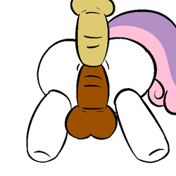 Size: 500x500 | Tagged: explicit, artist:candycoats, sweetie belle, disembodied penis, double penetration, female, foalcon, g4, group sex, imported from derpibooru, male, nudity, penis, sex, straight, threesome