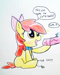 Size: 530x660 | Tagged: explicit, artist:danadyu, apple bloom, bow, collar, dog collar, female, foalcon, g4, imported from derpibooru, leash, male, nudity, penis, pet, precum, straight