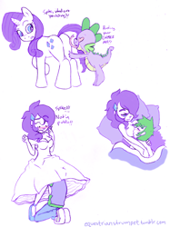 Size: 830x1111 | Tagged: explicit, artist:equestrian-strumpet, rarity, spike, banned from derpibooru, blushing, cunnilingus, female, heart, heart (organ), human, humanized, imported from twibooru, interspecies, male, nudity, oral, organs, porn, sex, shipping, shotacon, simple background, sparity, straight, straight shota, underage, white background