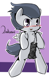 Size: 700x1112 | Tagged: explicit, artist:bakaponi, balls, cute, cute porn, foalcon, g4, genitals, horsecock, imported from derpibooru, male, nudity, pegasus, penis, pony, precum, rumble, rumblebetes, solo, solo male, vein, veiny cock