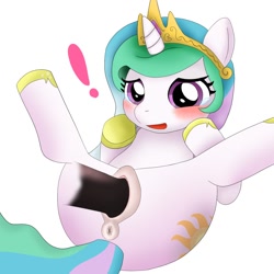 Size: 1000x1000 | Tagged: explicit, artist:makurukaruba, princess celestia, anus, cewestia, cute, disembodied penis, exclamation point, female, filly, foal, foalcon, g4, imported from derpibooru, male, nudity, on back, penis, pixiv, sex, spreading, straight, vagina, younger